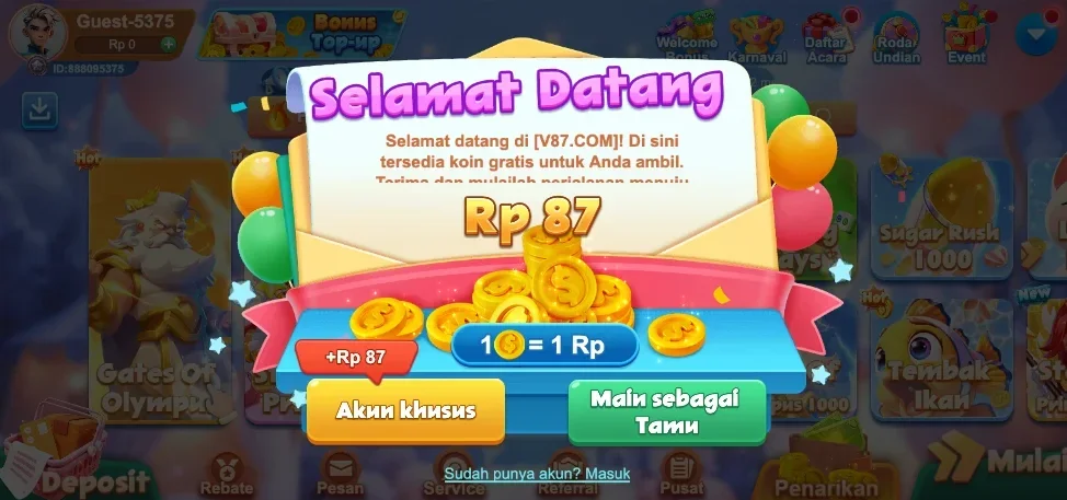 V87 screenshot